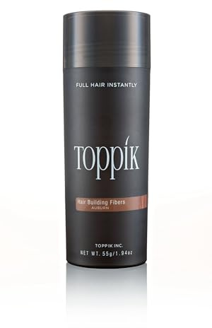 TOPPIK 55g Haarfasern Haarverdichter Streuhaar Schütthaar Rotbraun