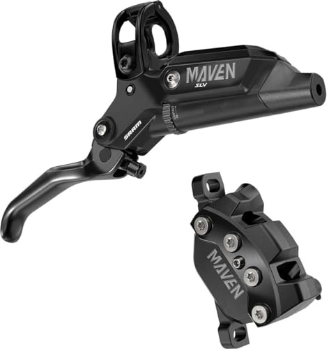 Sram Maven Silberne Hinterradbremse, 4-Kolben-Aluminium-Hebel, SS-Hardware