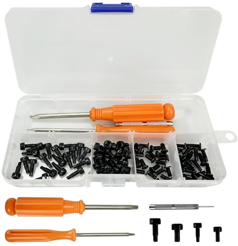 80 Pcs Ring Doorbell Screws Replacement with 2 Pcs Ring Doorbell Screwdriver,Spare Screws Compatible with Ring Video Doorbell 2, & Pro