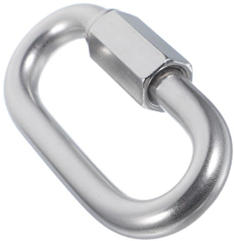 CANIGHT Carabinerino Di Sicurezza Piccolo Inossidabile Per Collegamenti Rapidi Della Catena Robusto e Pratico Per Riparazioni e Manutenzione