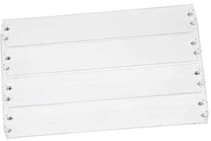 Healvian Uñas Conveniente en de Acrílico Esmaltes de o Organizador Transparente Capacidad de Cuatro Capas Gran Almacenamiento para Dormitorio Tocador