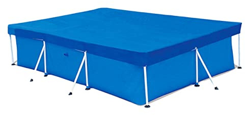 Didiseaon Cubierta para Piscina de PE 400x211x81 Cm Protectora contra Lluvia y Polvo para Piscinas Inflables Estructura Resistente y Plegable Uso Exterior