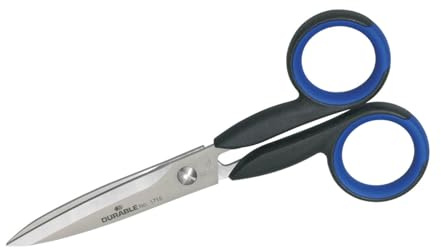 Durable 171501 Ciseaux universels Supercut (13 cm (5 pouces)) noir/bleu