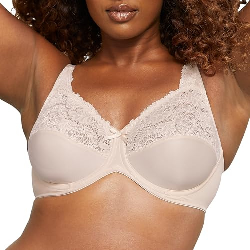 Lilyette womens Microfiber Minimizer Bra, Paris Nude, 40D US