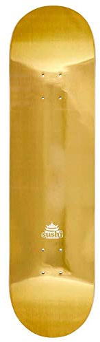 Sushi Skateboard Deck Pagoda Foil Gold 8.1