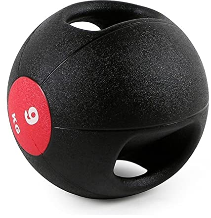 Medizinbälle Binaisal Medicine Ball, Home Fitnessstudio Balance Training Kernstärke Training Gummi Bouncy Ball, 3kg / 4kg / 5kg / 6kg / 7kg / 8kg / 9kg / 10kg / 10kg (Size : 9kg/19.8lb)