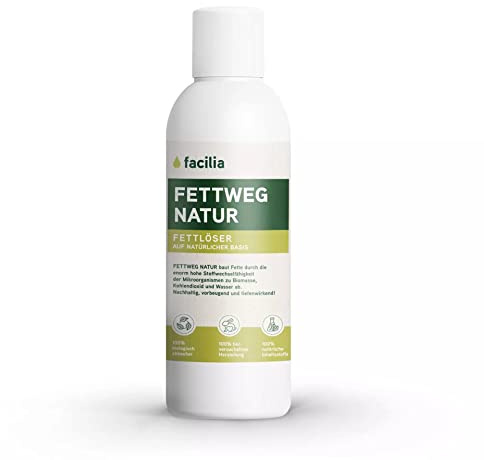 facilia Bio-Fettlöser - Vielseitiger Fettlöser für Küche & Gastronomie: Backofenreiniger, Grillreiniger & Dunstabzugshauben-Reiniger. Effektiv gegen Fett & Gerüche, 500ml Konzentrat