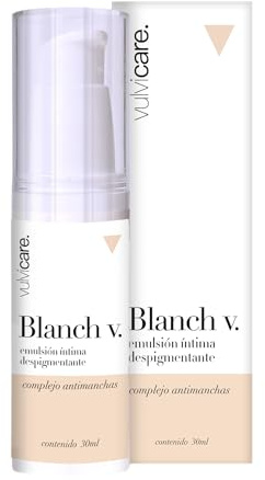 Vulvicare Blanch V Crema Aclarante Íntima – Unifica Tono y Reduce Manchas por Hormonas, Fricción o Depilación – Formulada por Ginecólogos – Sin Parabenos – Piel Sensible – 30ml