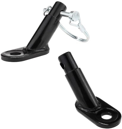 Pack of 2 Bicycle Trailer Coupling, Bicycle Trailer Coupling Couplings Replacement Steel Trailer for Child Pet Cargo Bicycle Trailer (without Snap + With Snap)