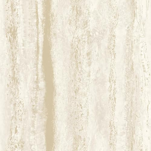 World of Wallpaper Vertical Marble Effect Stylish Elegant Wallpaper for Bedrooms, Living Rooms, Feature Walls Metallic, Textured Design in Natural/Gold Colour AF0028
