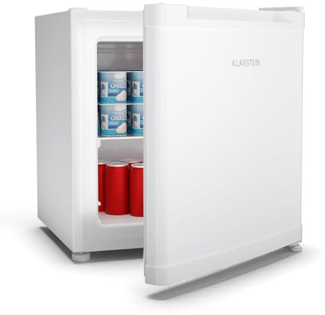 Klarstein Irene - Congelatore Piccolo da 31L, Frigo/Freezer Compatto con Temperatura Regolabile da -24 a 10 °C, Silenzioso: 38 dB, Efficienza Energetica C, Mini Frigo per Spazi Ridotti