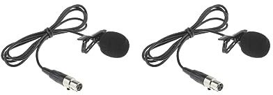 2 set Lavalier Lapel Tie Clip-on Vacuum Tube Microphone XLR 3Pin