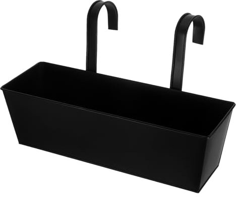 GANAZONO Pots De Fleurs Suspendus Fer Décoratif pour Mur Grand Pot De Plante pour Balcon Et Jardin Support Pratique pour Succulentes Et Plantes Extérieur