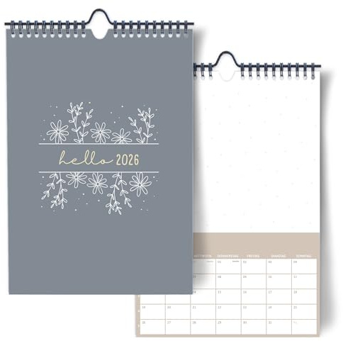 Bastelkalender 2026 zum Selbstgestalten I DIN A4 I DIY Fotokalender für Bilder oder zum Basteln