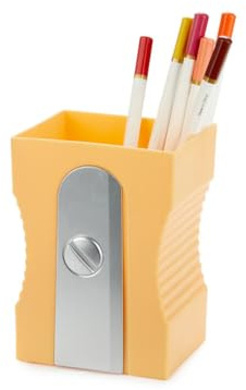 Balvi Portalápices Sharpener Color Naranja Inspirado en un sacapuntas Plástico