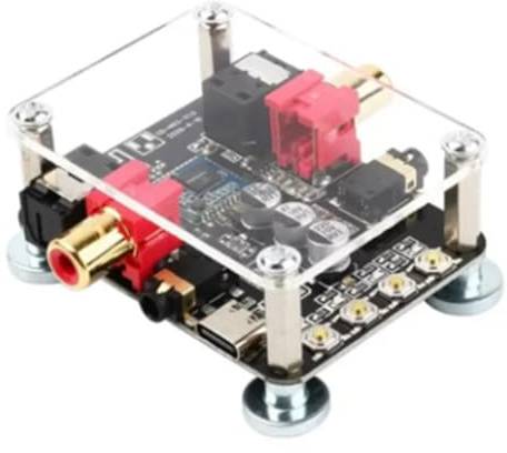 Buhdjfnke Modulo Wireless Bluetooth 5.0 per Computer per Fibra Ottica Coassiale Trasmettitore Audio Ricevitore Amplificatore di Potenza