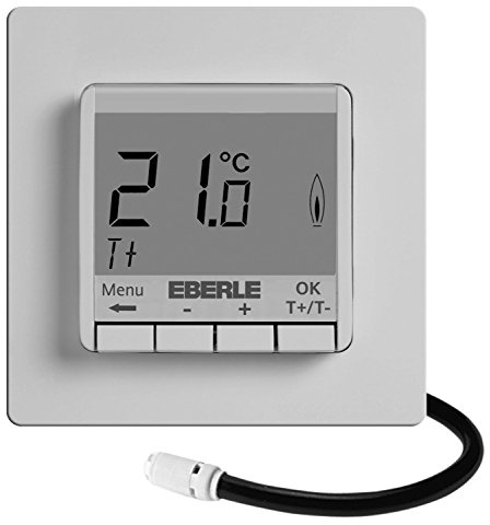 Eberle FIT np ws 527 8154 55 100 FITnp 3R Raumthermostat Unterputz 5 bis 30 °C, Reinweiß