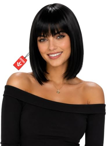 Fun Shack Damen Straight Short Wigs Costume Wig