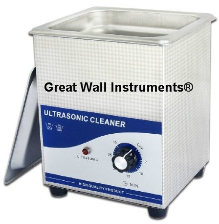 CGOLDENWALL 80W 2.0L Ultrasonic Cleaner 110V/220V Degassing Function and Digital Display Eyeglasses Jewelry Cleaner