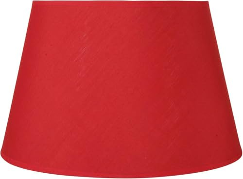 Sema 97211 Lampenschirm rund Textur/Stoff rot