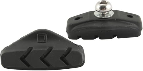 CONTEC Bremsschuh R-Stop, R-Brakes Medium Compound, mittelharte Gummimischung, minimaler Verschleiß, DIN-geprüft, 55 mm Schraub, schwarz, Paar