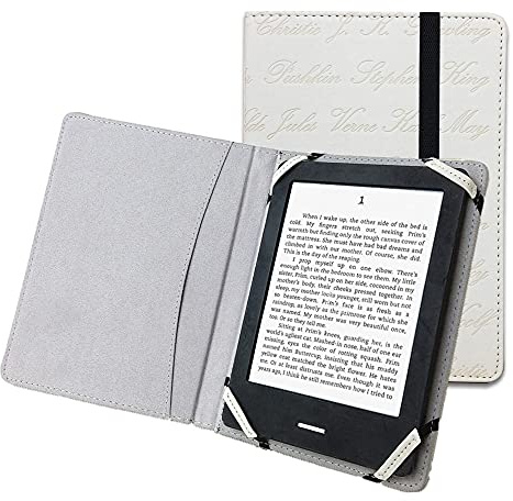 Enjoy-Unique Book Style PU Leder Schutzhülle für 6 Zoll Sony eBook-Reader Schutzhülle für Tolino Shine 3 / Pocketbook/Kobo Nook/Tolino/Papyre/Wolder/Noli 6 Zoll eBook-Reader