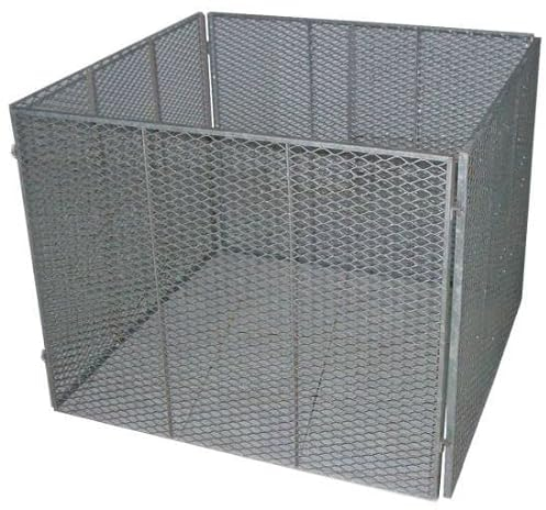 TrendLine Metallkomposter 100 x 100 x 80 cm Gartenkomposter Streckmetall