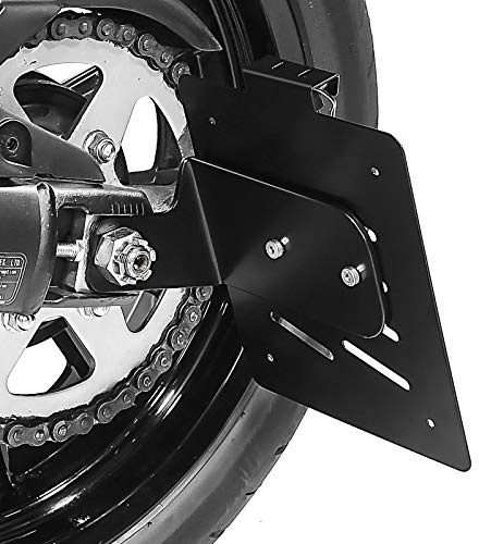 Kennzeichenhalter seitlich S kompatibel mit Kawasaki Vulcan S/Café 15-25 schwarz