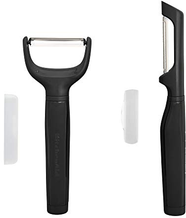 KitchenAid Universal Euro Y Peeler, Set Of 2, Black