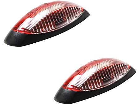 Generisch 2x Aspöck Flexipoint - Positionsleuchte - Umrissleuchte - Begrenzungsleuchte - Rot Weiß