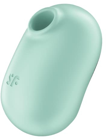 Satisfyer Pro To Go 2 Druckwellenvibrator | Kompakter Stimulator für Frauen | Doppel-Motoren | Körperfreundliches Silikon | Wiederaufladbar | Wasserdicht (IPX7) in mint | Sexspielzeug | Erotik