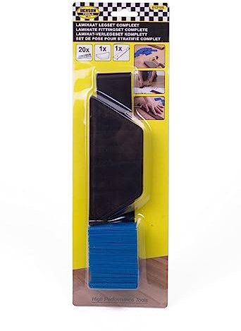 Verlegeset Verlegehilfe für Laminat und Parkett Bodenlag Abstandskeile Zugeisen