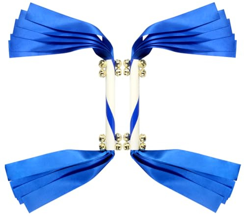 Lovecheer Thuder Sticks - Juego de 2 palos de animación con campana de animadora para deportes de equipo, fiestas, bailes, fútbol