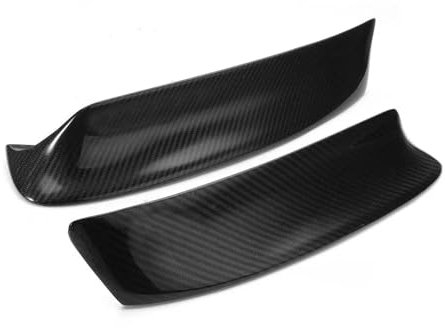 Frontstoßstange Spoiler Für E46 Für M3 1999-2006 Coupe 2-türige Untere Spoiler-Ansaugschutzplatte Ecke Carbon Fiber Frontstoßstangenlippe Seitensplitterabdeckung Frontspoiler Lippe