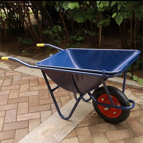 BTYQKZVPM wheel barrow， Wheelbarrow，Garden Wheelbarrow Cart，Metal Wheelbarrow Cart