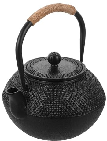 Yardenfun Théière Japonaise Fonte Cuisinière Avec Infuseur Et Couvercle Acier Inoxydable Capacité Pour Infuser Thé