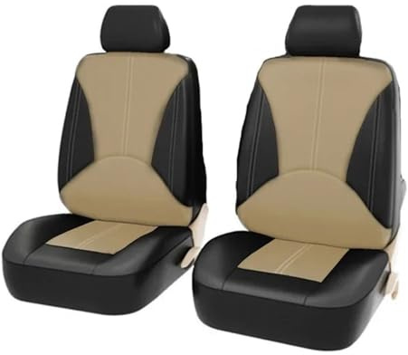 Coprisedili Auto Coprisedile Per Auto In Similpelle Per 2 Sedili Anteriori, Cuscino Per Sedile Auto Traspirante, Coprisedile Universale Completamente Rivestito