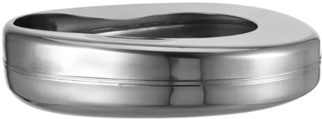 UKCOCO Padella per Adulti in Acciaio Inox Portatile senza Coperchio Ergonomica per Ospedali e Uso Domestico per Pazienti Anziani e Allettati