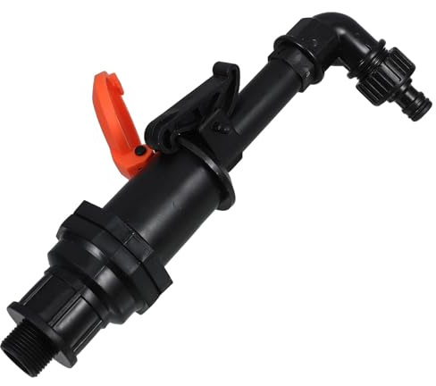 Abaodam Vanne d'eau Plastique 3/4'' Dn20 Clé à Raccord Rapide, Kit 4 Pièces Antivol, Raccord Tuyau Arrosage pour Jardin et Irrigation Extérieure