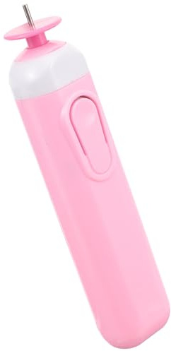 PACKOVE Bolígrafo Eléctrico para Quilling de Papel, Herramienta Ranurada Rosa para Manualidades Diy, Quilling para Principiantes, Suministros para Filigrana y Enrollado de Papel