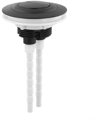 Botón de descarga doble para tanque de inodoro, botón de descarga doble, para 38 mm, 48 mm, 58 mm, cubierta de tanque de inodoro