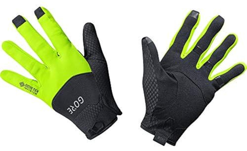 GORE WEAR C5 Gore-Tex Infinium Gloves, Handskar unisex - vuxen, Black/Neon Yellow, 7