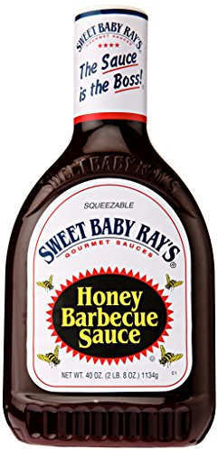 Sweet Baby Ray's Honey BBQ Sauce Squeeze Bottle, 40 oz