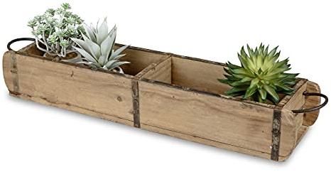 Deko Lade antik Holz entweder 32 cm Ziegelform