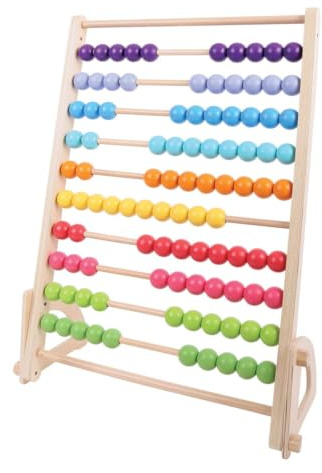 Bigjigs Toys Boulier Géant | Jouet pour Enfant | Cadeau Enfant | Joeut Traditionnel | Apprendre en Jouant