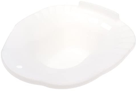 Kunststoff Bidetbecken Sitzbad Sitzbecken Sitzwanne Einsatz Bidet Passt für Standardtoiletten, Ungiftig und Geschmacklos - Weiß, 39 x 37 x 11,7 cm