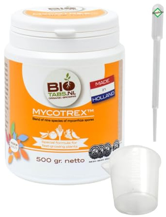 Weedness BioTabs Mycotrex 500 g - Grow Dünger Anbau Indoor Outdoor Naturdünger Flüssig Bio Orchideen Bonsai Organische