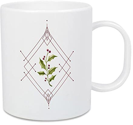 artboxONE Großer Kinderbecher Minimal Holly Jolly von DesigndN - Weihnachten