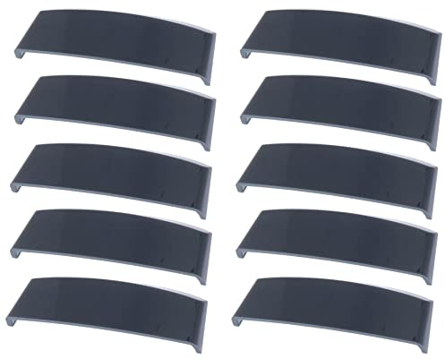 ToniTec Wasserschlitzkappen Lüftungsschlitz Abdeckung Fensterzubehör 45 mm für Fenster Anthrazit RAL7016 10 Stück