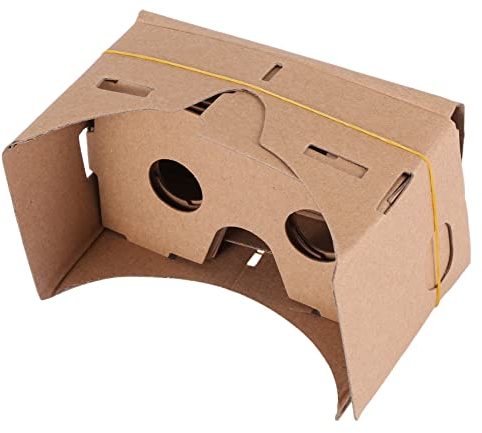 SHAPOKY 6 pouces DIY 3D VR Lunettes de réalité virtuelle Panneau dur pour carton